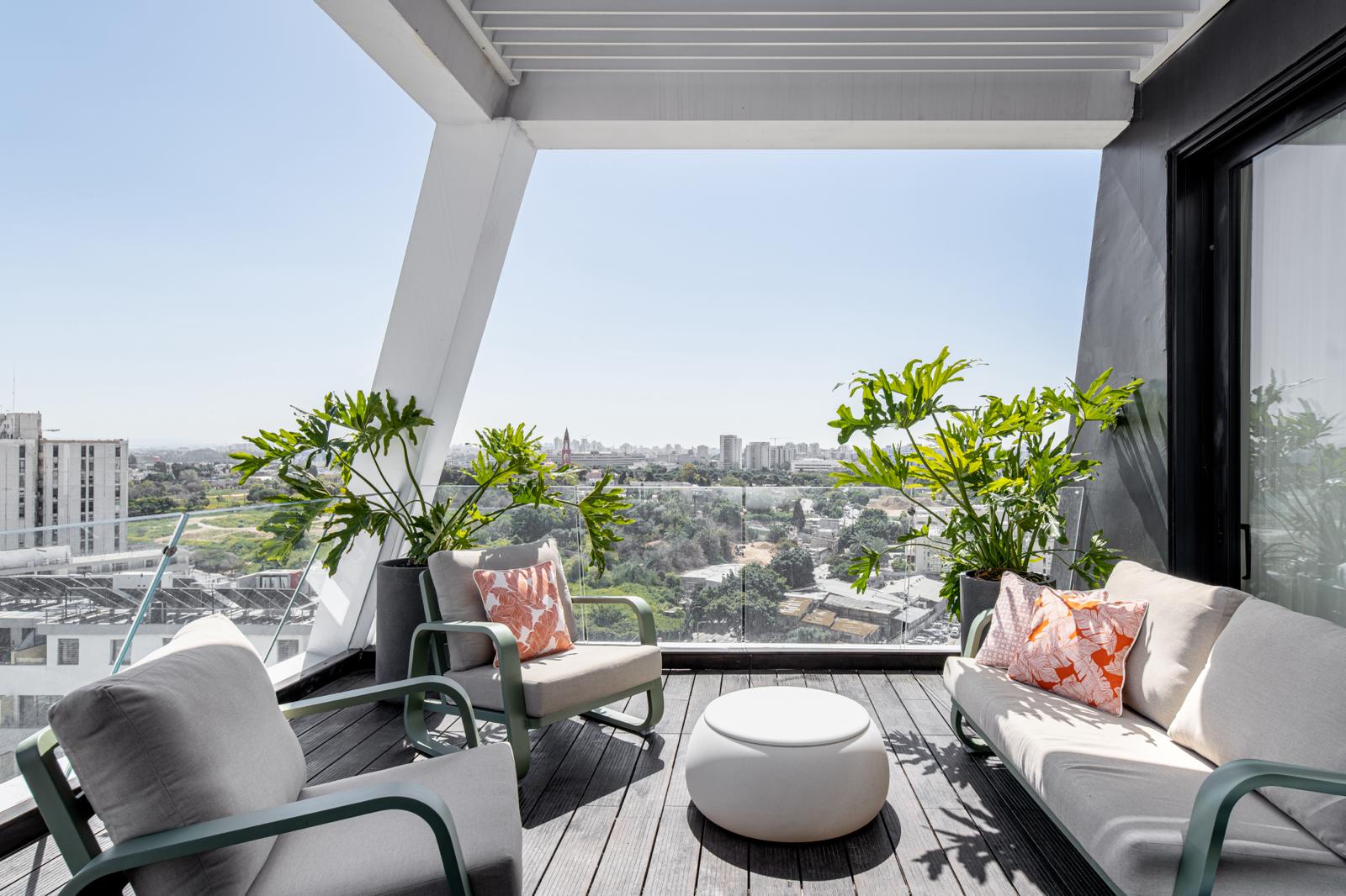 Modern architecture in central Tel Aviv