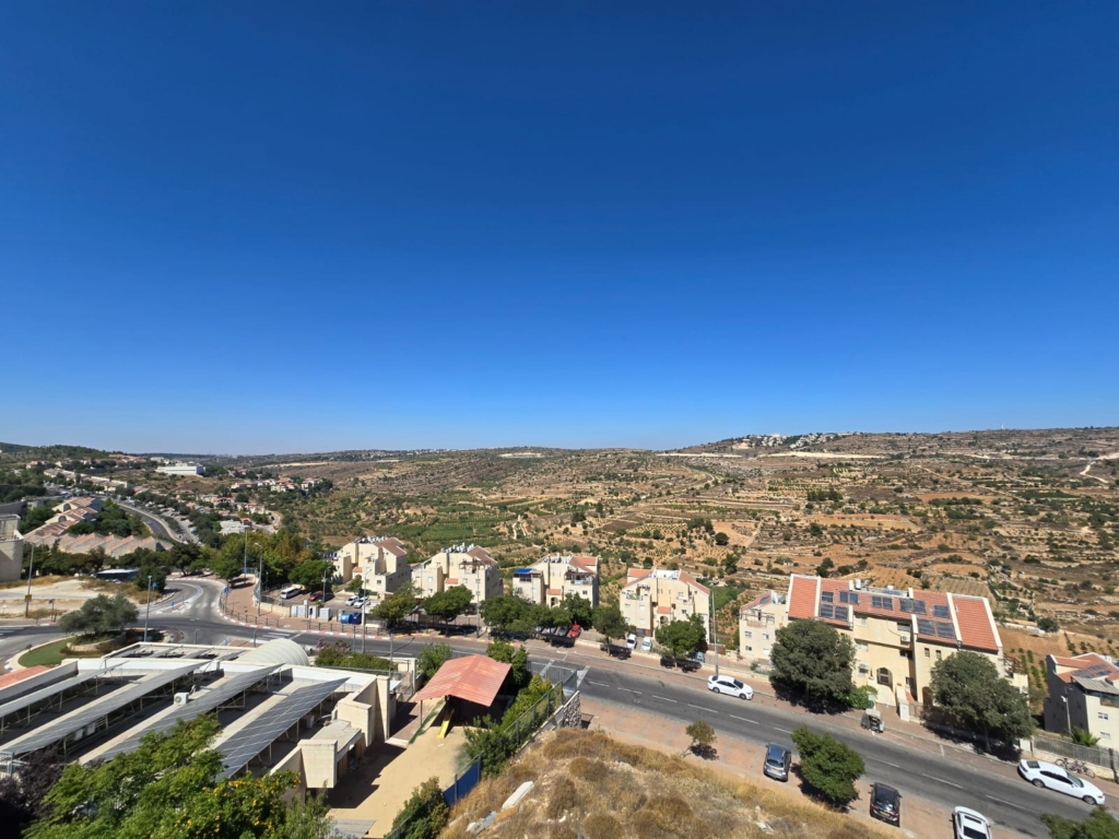 Map of Judea and Samaria real estate opportunities