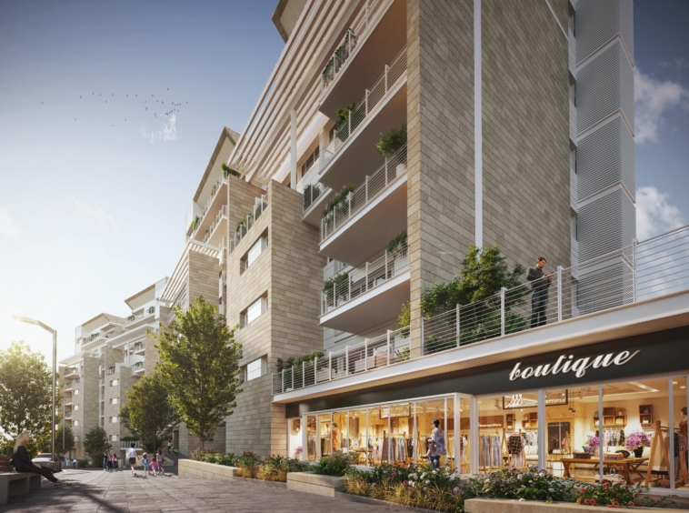 Arnona Hills Jerusalem luxury apartments rendering