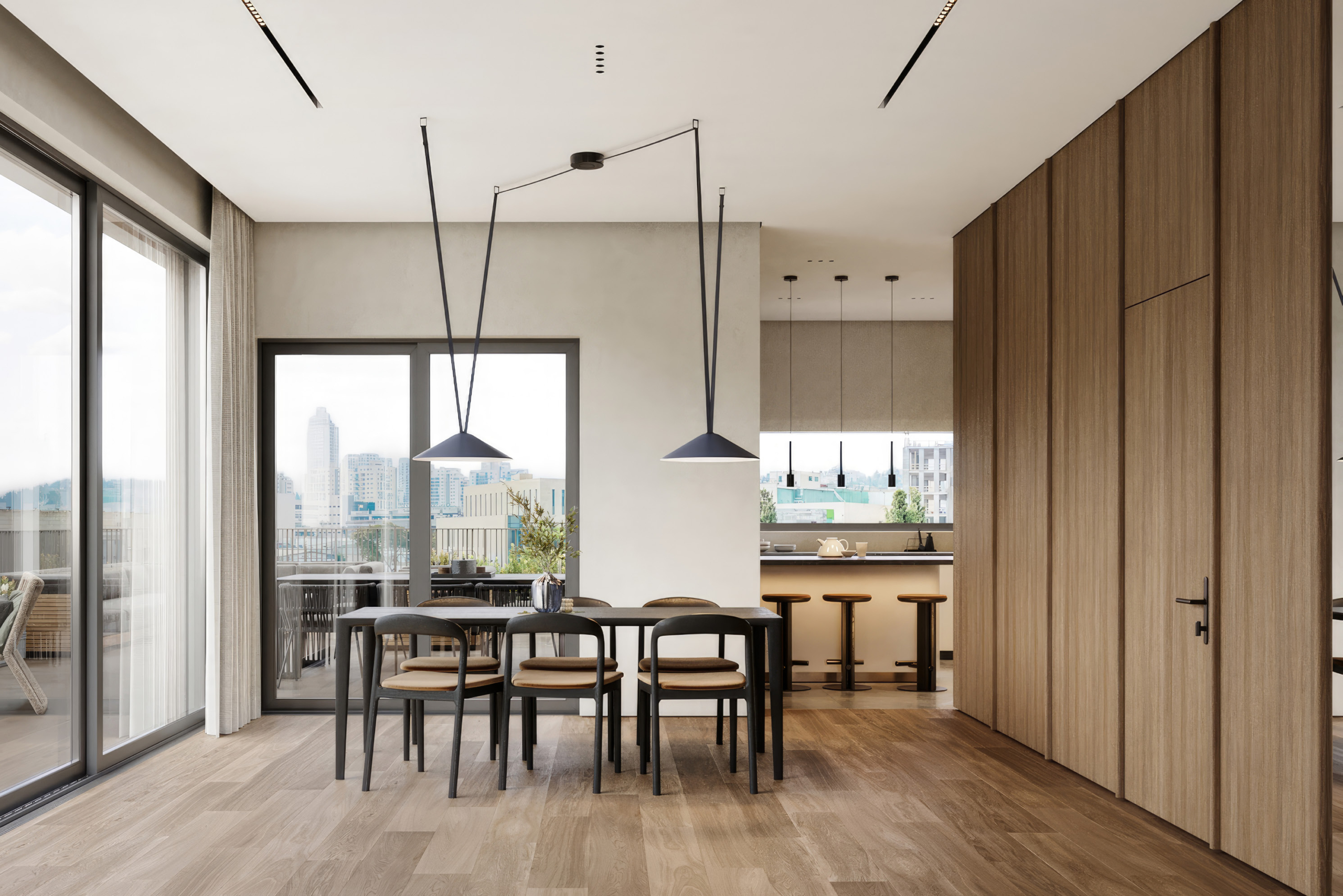 Luxury apartment in Jerusalem – modern open living room