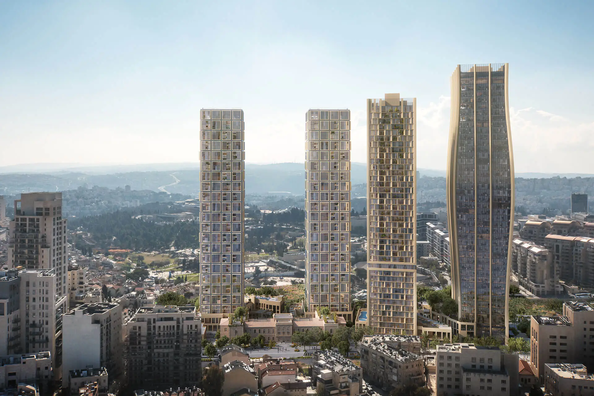 Family-friendly new apartment in Jerusalem – green surroundings