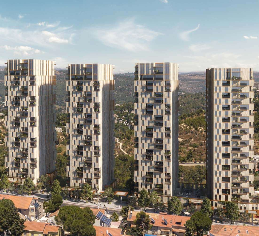 New project in Jerusalem – modern residential towers in Kiryat Hayovel