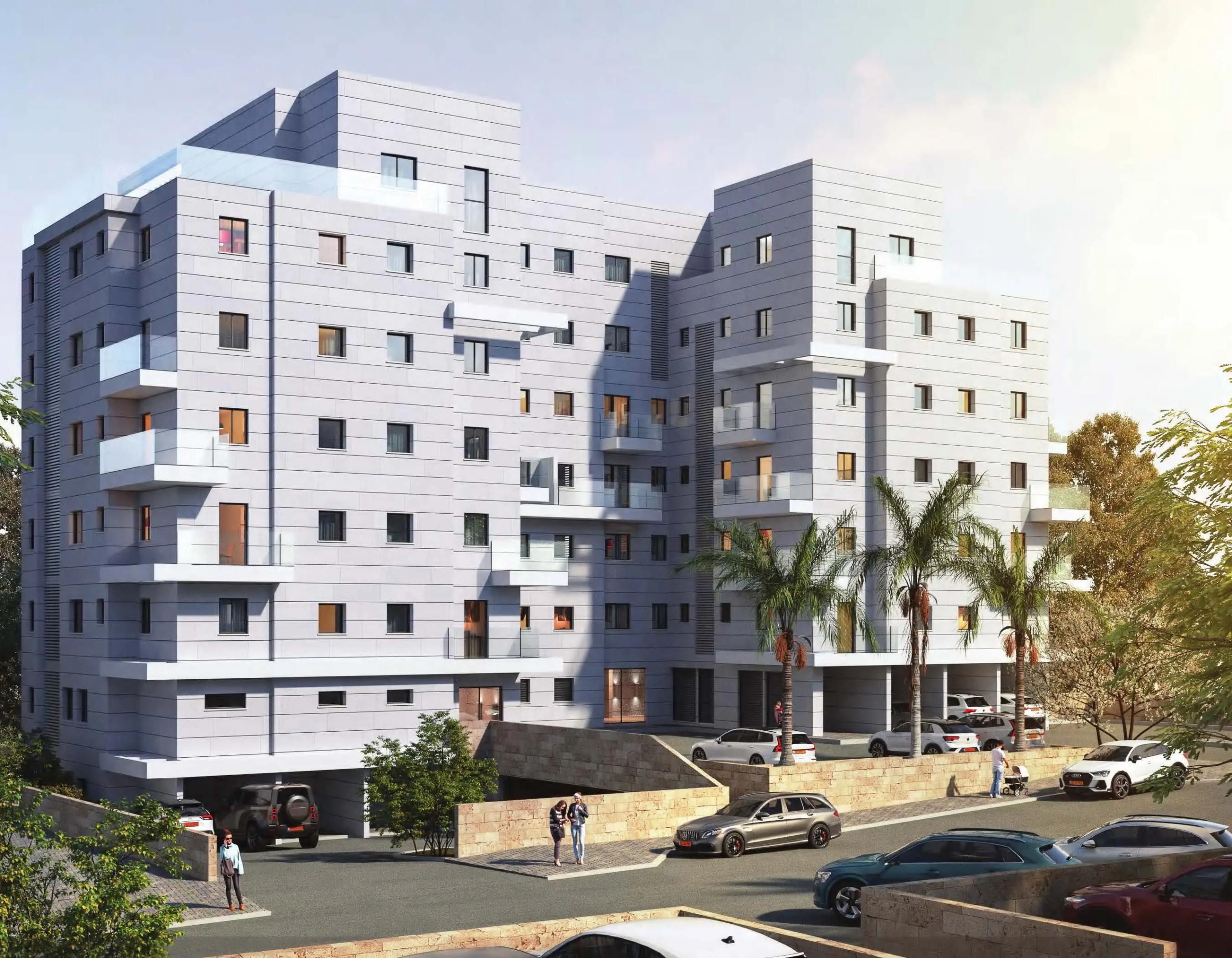 Modern apartments in Tiberias with panoramic lake view